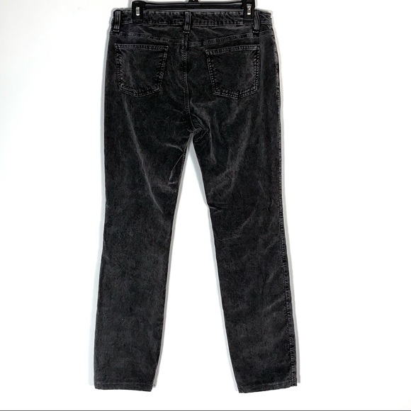 Eileen Fisher | Gray Mineral Washed Velvet Jeans 8 - Picture 3 of 8